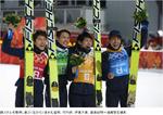 20140218日本、ジャンプ団体で銅メダル 優勝はドイツ 朝日新聞.jpg